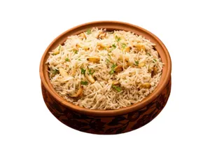 Mushroom Hyderabadi Biriyani