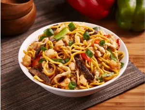 Noodles Chicken Fried Rice