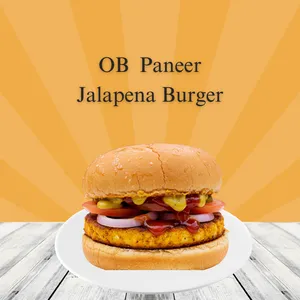 OB Paneer Jalapena Burger