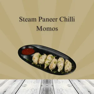 Steam Paneer Chilli Momos (8 pcs)