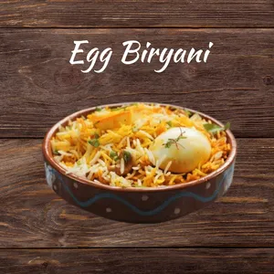 Egg Biryani Half