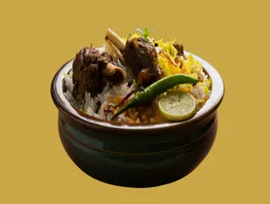 Hyd Mutton Dum Biryani Half
